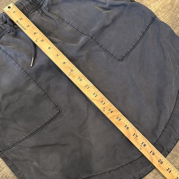 Anthropologie Women's Klara Utility Mini Skirt Slate Gray Size M - Picture 7 of 8